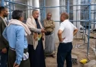 رئيس مجلس الإدارة يتفقد سير الأعمال الإنشائية في مبنى فرع الشركة بمدينة إب